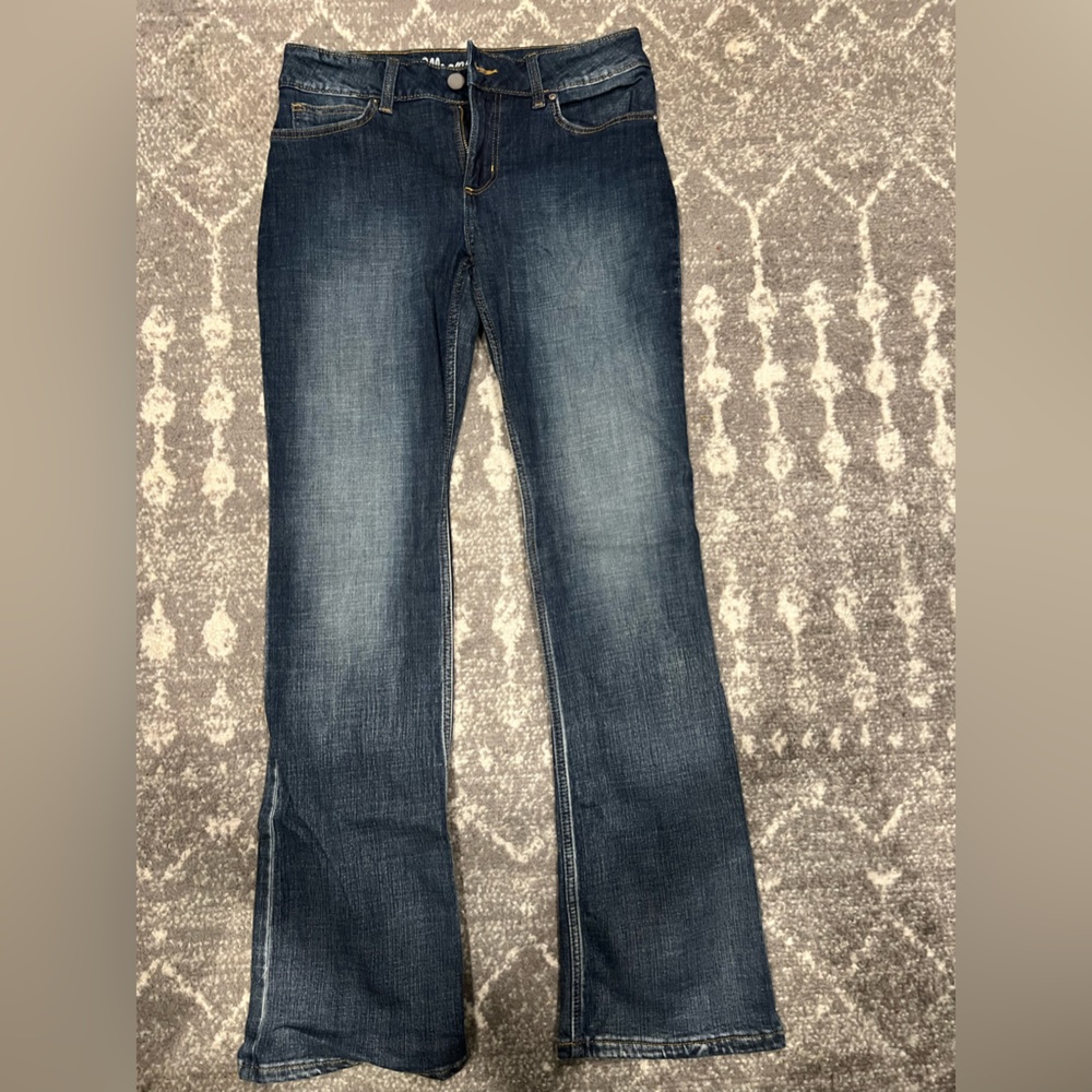Wrangler Women’s Boot Cut Dark Denim Jeans Size. 7x26